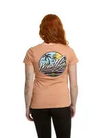 Meatfly dámské tričko Shori Coral Sand | Oranžová | Velikost S | 100% bavlna