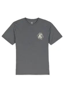 Volcom pánské tričko Anti Gravity Hth Sst Heather Black | Černá | Velikost XL