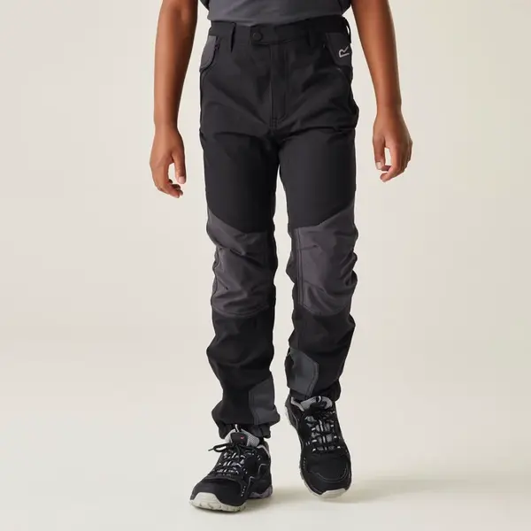 Dětské kalhoty regatta tech mountain černá 134-140