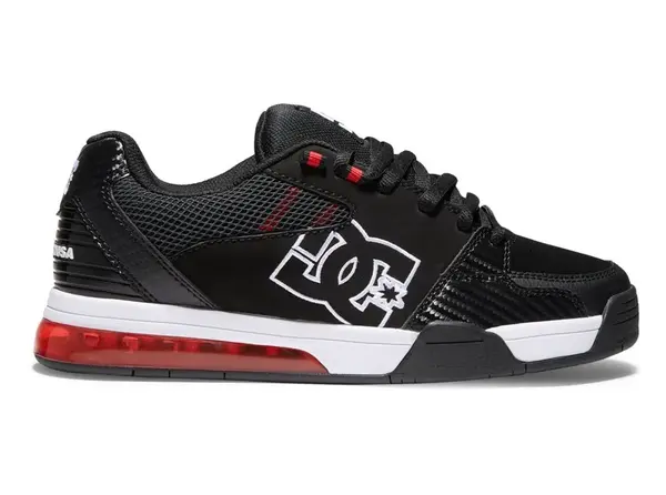 Dc shoes pánské boty Versatile Black/White/Athletic Red | Černá | Velikost 12 US