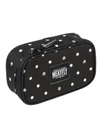 Meatfly pouzdro XL Pencil Case Black Dots | Černá | Velikost XL