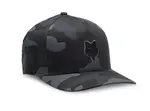 Fox kšiltovka Head Flexfit Black Camo | Černá | Velikost L/XL