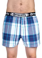 Meatfly pánské boxerky Gigi Double Pack Black / Blue | Černá | Velikost S
