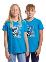 Meatfly dětské tričko Sharky Ocean Blue | Modrá | Velikost 158 | 100% bavlna