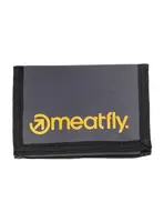 Peněženka meatfly huey tmavě šedá/žlutá one size