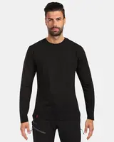 Pánské bavlněné tričko s dlouhým rukávem kilpi promox-m černá 3xl