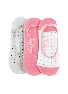 Meatfly ponožky Low socks - Triple pack A/ Small Dots | Mnohobarevná | Velikost One Size