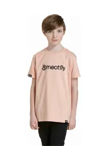 Meatfly dětské tričko Bart Rose | Růžová | Velikost 134 | 100% bavlna