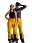 Unisex snb & ski kalhoty meatfly andry žlutohnědá l