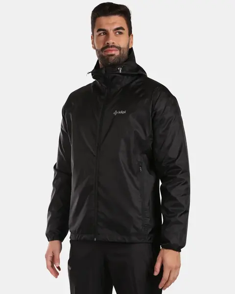 Turistická sbalitelná pláštěnka kilpi jaluu-u černá xxl