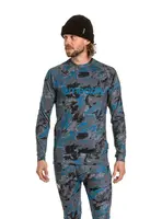 Meatfly pánské termo tričko Avery Mossy Petrol | Šedá | Velikost L