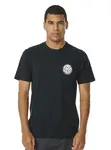 Rip curl pánské tričko Wetsuit Icon Black | Černá | Velikost XXL | 100% bavlna