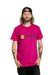 Meatfly pánské tričko Joe Magenta | Růžová | Velikost L | 100% bavlna