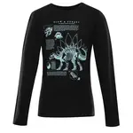 Dětské bavlněné triko alpine pro ecco 2 černá 152-158