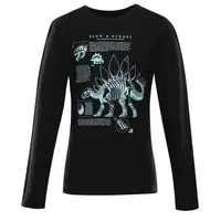 Dětské bavlněné triko alpine pro ecco 2 černá 152-158