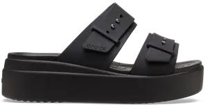 Dámské sandále crocs brooklyn buckle černá 37-38