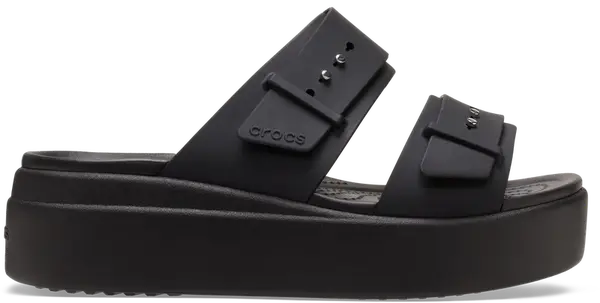 Dámské sandále crocs brooklyn buckle černá 37-38