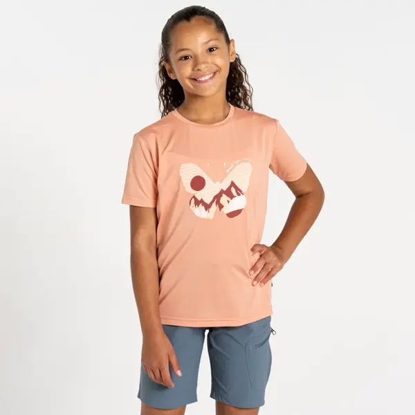 Dětské funkční tričko dare2b amuse ii světle oranžová 110-116