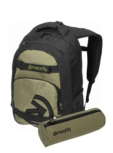 Meatfly batoh Exile Olivine 24 L + PENÁL ZDARMA | Zelená | Objem 24 L