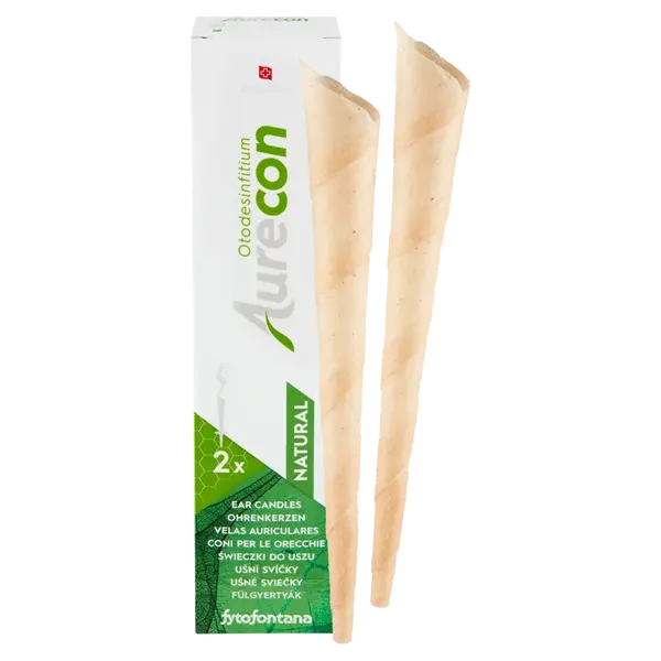 Aurecon ušní svíčky Natural 2ks