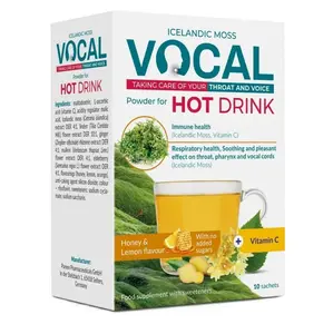 Vocal Hot drink s příchutí med&citron sáčky 10ks
