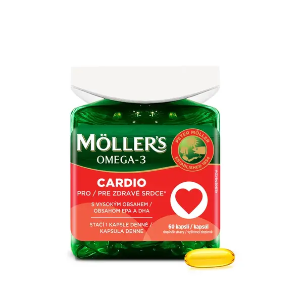 Mollers Omega 3 Cardio 60 kapslí