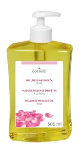 cosiMed wellness masážny olej Ruža - 500 ml