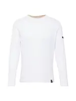 Key Largo Sveter 'STEFANO'  svetlobéžová / biela