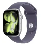 APPLE Watch 11 GPS 46mm Silver Aluminium Case with Purple Fog Sport Band - S/M
