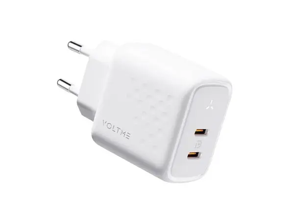 Adaptér USB VOLTME Revo 45 Duo CC 45W EU White