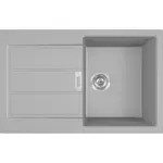 Franke Sirius 2.0 - Tectonitový drez S2D 611-78, 78x50 cm, sivá 143.0613.585