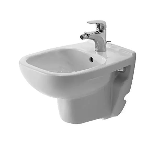 Duravit D-Code - Závěsný bidet Compact, bílá 22371500002