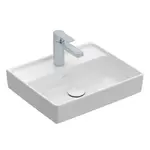 Villeroy & Boch Collaro - Umývátko 45x37 cm, bez přepadu, 1 otvor pro baterii, alpská bílá 43344601
