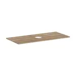 Hansgrohe Xelu Q - Doska pod umývadlo 118x55 cm, výrez uprostred, prírodný dub 54115230