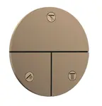 Hansgrohe ShowerSelect Comfort - Ventil pod omietku, na 3 spotrebiče, kefovaný bronz 15558140