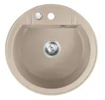 Novaservis Drezy - Granitový drez, priemer 51 cm, piesok DRGM1/51SA