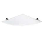 Nimco Bormo - Polička rohová, matné sklo/chróm BR 11091RB-26