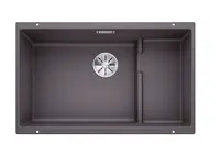 Blanco Subline 700 - Silgranitový drez, 73x46 cm, s príslušenstvom, sivá skala 523453