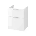 Cersanit City - Umyvadlová skříňka, 72x59x45 cm, 2 zásuvky, bílá S584-017-DSM