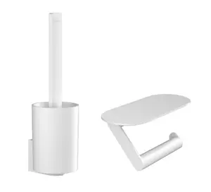 Hansgrohe WallStoris - Set doplňků pro WC, matná bílá 27969700