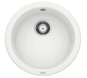 Blanco Rondo - Silgranitový drez, priemer 45 cm, biela 511621