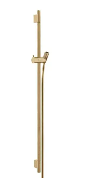 Hansgrohe Unica'S - Sprchová tyč 90 cm so sprchovou hadicou, kefovaný bronz 28631140
