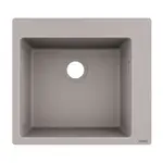 Hansgrohe Drezy - Zabudovaný granitový drez S510-F450, betónová sivá 43312380