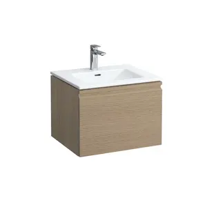 Laufen Pro S - Skrinka vrátane umývadla, 60x50 cm-farba svetlý dub H8609624791041