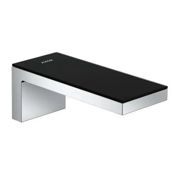 Axor MyEdition - Vaňový výtok, chróm/čierne sklo 47410600