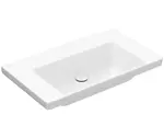 Villeroy & Boch Subway 3.0 - Umývadlo, 80x47 cm, bez prepadu, bez otvoru na batériu, CeramicPlus, alpská biela 4A7083R1
