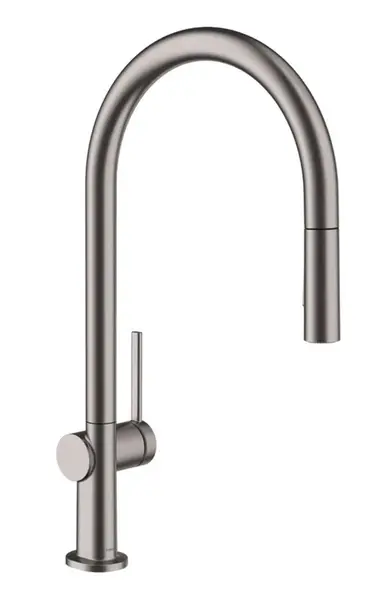 Hansgrohe M54 - Dřezová baterie Talis s výsuvnou sprškou, kartáčovaný černý chrom 72800340
