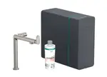 Hansgrohe Aqittura M91 - Dřezová baterie, SodaSystem, vzhled nerezu 76837800