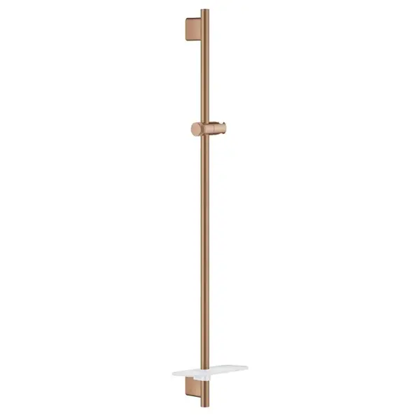 Grohe Rainshower SmartActive - Sprchová tyč s poličkou, 90 cm, kefovaný Warm Sunset 26603DL0