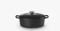 Le Creuset Signature - Pekáč oválný s poklicí, objem 4,1 l, noir mat 21178270000430